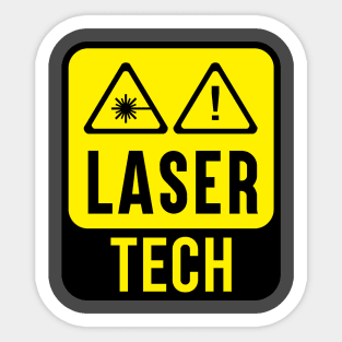 Laser Tech Sticker